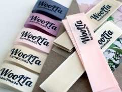 Fabric labels (Taffeta, Satin, Vinyl)